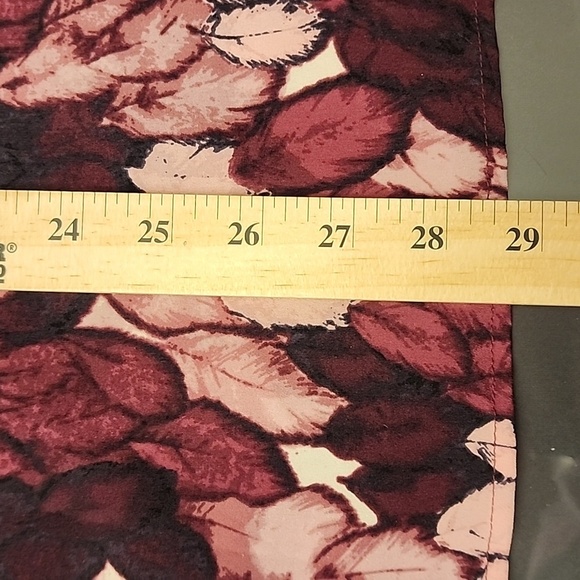 Talbots Multi Print Purple/Pink Button Up Blouse. Fall, Tunic, Casual LgP - Picture 8 of 8